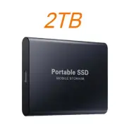 Portable SSD 1TB/2TB USB 3.1 Type-C External Hard Drive for Laptop - High Speed"