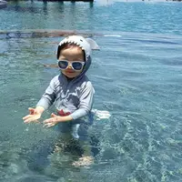 在飛比找momo購物網優惠-【Baby童衣】可愛鯊魚造型連身泳裝 y7051