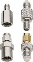 YINETTECH 4 Type Set SMA to FME 4G Antenna Adapter Coaxial Adapter Kit Suitable for FPV Antenna Extension Cable Coaxial Cable CCTV WiFi Radio