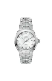 TAG Heuer Link Date Quartz 32mm Mother of Pearl Dial Watch WBC1312.BA0600