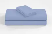 Elan Linen 1200TC Organic Cotton Sky blue King Sheet Set
