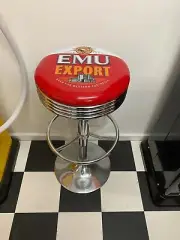 EMU EXPORT WA BEER (NEW) PREMIUM BAR STOOL ADJUSTABLE HEIGHT VICTORIA BITTER