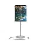 Rocky Mountains LAke Baots Table Lamp Modern Home Decor Lighting Fixture
