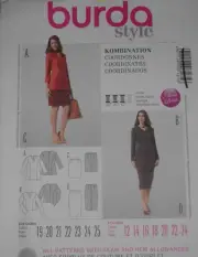 Top & Skirt Size 12-24 Burda 7161 Sewing Pattern