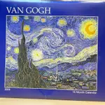 VAN GOGH_文森·梵谷_星夜月曆_2006_ 掛暦_WALL CALENDAR_ZEBRA PUBLISHING