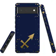 For Google Pixel 6 Case, Shielding Back Cover,Sagittarius Symbol
