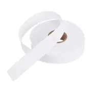 1 Inch Single Fold Bias Tape Polyester for Sewing(White 25 Yards)