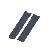 20mm Navy Blue Rubber Watch Strap For Omega Seamaster Aqua Terra