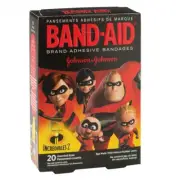 Band Aid Brand Adhesive Bandages Incredibles 2, Assorted Sizes, 20 Ea