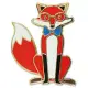 Fox Hard Enamel Cloisonne Pin Set