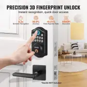 Replacing Door Locks With Keyless Entry Fingerprint Door Lock with/ Handle Knobs
