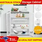 Shoe Cabinet Wooden Storage Cupboard Sideboard Footwear Stand Shelf Rack 4 Tier
