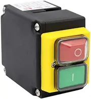 KEDU KOA8 Waterproof Electromagnetic Push Button Switch Dust-proof On Off Pushbutton Switches with Overload Protection UVLO for Machine Tool Equipment 230V 8/16A (KOA8)