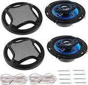 2Pcs Coaxial Speakers 130W Full Range Frequency HiFi Vehicle Speaker Horn Audio Outdoor
