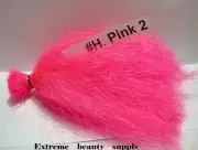 Supreme Materials Synthetic fly fishing tying flies jig tie Hot pink hair