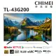 【2024新品上市】(無安裝)奇美 43吋4K GoogleTV液晶顯示器 TL-43G200