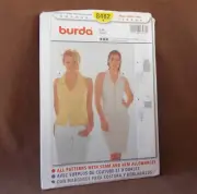 Burda Misses Tops Size 6-16 Uncut Pattern 8482