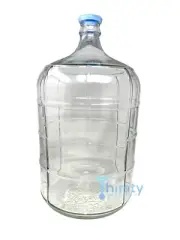 5 Gallon GLASS Water Bottle Carboy Canteen Jug Container Aqua H2O Jar Home Brew