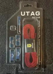 Red Elastic No Tie Shoelaces,With Magnetic Shoe Laces Lock,One Size Fits all