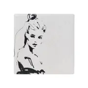 Full Bloom “Lady Ceramic Coaster”