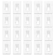 20×Dimmer Light Switch 3 Way for 300W Dimmable LED/CFL 600W Incandescent/Halogen