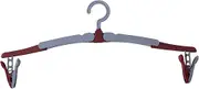 Travel Hangers with Clips | Anti-Slip Outdoor Travel Hangers,Portable Clothes Drying Rack, Household Clothes Hangers with Clips for Home