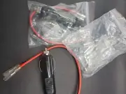 2 Pack 12V Fused Cigarette Lighter Male Plug Replacement 12"Leads & LED Light