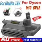 Battery Adapter Converter for Makita 18V SV12 to For Dyson V10 Vacuum Cleaner AU