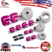 Universal Flex-Braided Stainless Steel Dress-Up Hose Cover Hose Sleeve Kit, Red (for: Porsche)