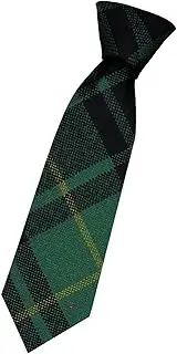 [I LUV LTD] Boys All Wool Tie Woven And Made in Scotland in MacArthur Ancient Tartan