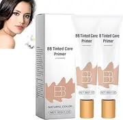 Bb Blur Tinted Moisturizer, BB Cream Tinted Moisturizer, Hydrates and Smooths Your Skin, Even Skin Tone Foundation Makeup, Foundation Cream, Moisturizing Face Concealer for All Skin Types (2pcs)