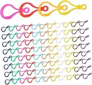 HOODANCOS DIY Craft Keychain Hooks 120pcs Plastic Lobster Claw Clasps Versatile Clips for Accessories Backpacks Decorative Ornaments