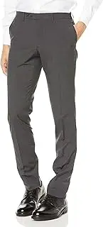 [スーツセレクト] 4S BLAKLINE Men's Flat-Back Pants, Stretchy, Shirring Waist, Washable, Slim Tapered Model