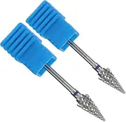 HONITANO Nail Polishing Tools Set Tungsten Steel Nail Grinding and Cuticle Drill Bits for Gel Removal Manicure Use