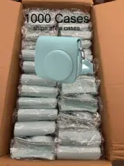 WHOLESALE LOT BULK 1000 PC FUJIFILM MINI 9 CAMERA CASES- ICE BLUE