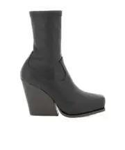 Stella McCartney Side Zipped Cowboy Stretch Ankle Boots 37,39,40.5,40 Black