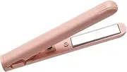 Ziabxhn Flat Iron Hair Straightener | Ceramic Straightener Iron Styling Tool - Portable Hair Straightener and Curler 2 in 1 for Friends Family Girls Boys