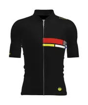 Santini Tour De France Alpe d'Huez Stage Official Jersey - Black Size 2XL