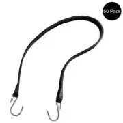 50 41" Rubber Tarp Straps Bungees Tie Down JB Heavy Duty Truck Strap Cords Ties