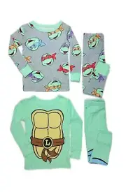 Teenage Mutant Ninja Turtles Leonardo 4-Pc Toddler Boy's Pajama Set, Size 3T