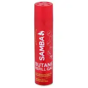 5 X samba 300ml butane lighter gas refill