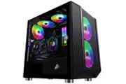 1st Player DK-3 Micro ATX Tempered Glass PC Computer Gaming Case M-ATX
