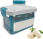 Paneer Maker | Adjustable Soy Curd Presser Drainer with Gond Tray | Make Gadgets Fresh Paneer Tool, Easily Remove Water from Paneer for Home