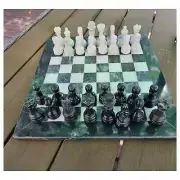 Marble chess set with storage stone chess set handmade chess 12 in chess board