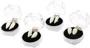 Vaguelly 4 Boxes Fangs Gems for Teeth Halloween Vampire Teeth Vampire Teeth Kids Vampire Teeth for Kids Childrens Toys Eagle Ornaments Fake Teeth False Teeth Cosplay White Makeup