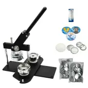 ChiButtons KIT 58mm Button Maker-B400+ Round Mould+ 100 Pin Parts+ Circle Cutter