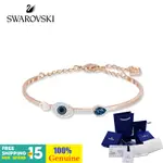 SWAROVSK 施華洛世奇克 手鐲 惡魔之眼 SWAROVSKI SYMBOL水晶手鍊 手鐲 女 純銀 不掉色手鍊