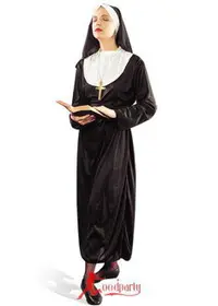 在飛比找樂天市場購物網優惠-萬聖節服裝 化裝舞會服飾 cosplay服裝 女牧師服 修女
