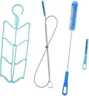 Hydration Bladder Cleaning Kit Water Bag Cleaning Brushes Tools Water Bag Cleaner Set for Trekking Hiking Cycling Camping
