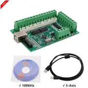 4-Axis 100KHz USB Mach3 Motion Control Board CNC Breakout Board Mach3 Motion
